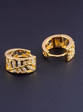 картинка Серьги 'XUPING' Фианит (позолота/родий) от магазина Wolves