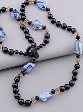 картинка Бусы Агат Чешский хрусталь 85 см от магазина Wolves