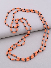 картинка Бусы Коралл Чешский хрусталь 120 см от магазина Wolves