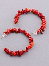 картинка Серьги Коралл 'FJ' от магазина Wolves