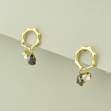 картинка Серьги 'XUPING' Фианит (позолота 18к (лимонная)) от магазина Wolves