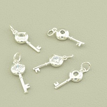 картинка Кулон с натуральным камнем фианитом от магазина Wolves