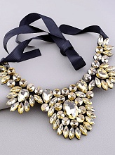 картинка Подвеска 'FJ' Фианит Ткань 60 см от магазина Wolves