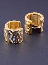 картинка Серьги 'XUPING'  (позолота/родий) от магазина Wolves