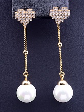 картинка Серьги 'XUPING' Майорка (позолота 18к) от магазина Wolves