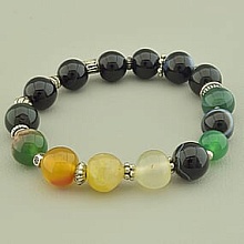 картинка Браслет 'SUNSTONES' Агат 17 см от магазина Wolves