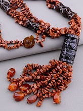 картинка Бусы Золотой Песок 80 см от магазина Wolves