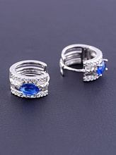 картинка Серьги 'XUPING' Фианит (родий) от магазина Wolves