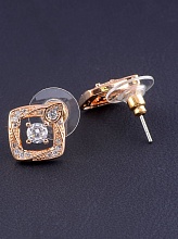 картинка Серьги 'Big Dipper' Фианит (позолота 18к) от магазина Wolves