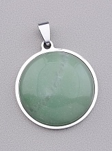 картинка Кулон 'Stainless Steel' Нефрит от магазина Wolves