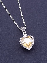 картинка Подвеска 'XUPING' Swarovski 40 см (родий) от магазина Wolves