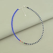 картинка Подвеска 'SUNSTONES' Шпинель Серебро(925) 38 см от магазина Wolves