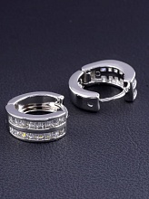 картинка Серьги Фианит 'XUPING' (родий) от магазина Wolves