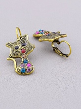 картинка Серьги 'Fashion' Сrystal Бижутерный сплав от магазина Wolves