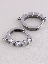 картинка Швензы Пара Фианит (хром) от магазина Wolves