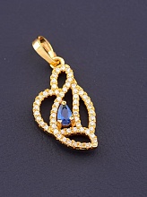 картинка Кулон 'XUPING' Фианит (позолота 18к) от магазина Wolves