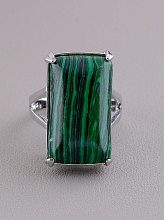 картинка Кольцо Малахит 'Pataya' от магазина Wolves