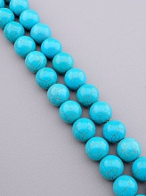 картинка Нитка Бирюза 42 см 21 мм (Без замка) от магазина Wolves