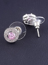 картинка Серьги 'Big Dipper' Фианит (родий) от магазина Wolves