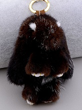 картинка Брелок Норка Мех натуральный от магазина Wolves