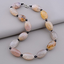 картинка Бусы Агат Чешский хрусталь 51 см от магазина Wolves