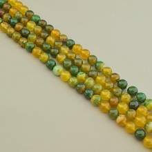 картинка Нитка Агат 37 см 10 мм (Без замка) от магазина Wolves