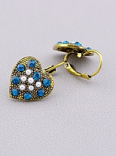 картинка Серьги 'Fashion' Майорка Бижутерный сплав от магазина Wolves