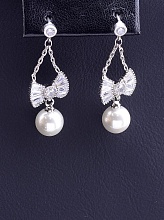 картинка Серьги 'XUPING' Майорка (родий) от магазина Wolves