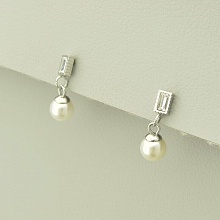 картинка Серьги 'XUPING' Майорка (родий) от магазина Wolves