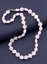 картинка Бусы 'SUNSTONES' Розовый кварц 45 см от магазина Wolves