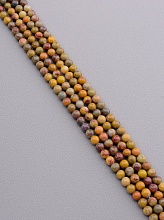 картинка Нитка Яшма 38 см 6 5 мм (Без замка) от магазина Wolves