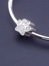 картинка Шарм Фианит 12х10 (родий) от магазина Wolves