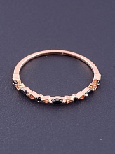 картинка Кольцо Фианит  (позолота 18к) от магазина Wolves