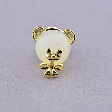 картинка Брошь 'XUPING' Фианит  (позолота 18к (лимонная)) от магазина Wolves