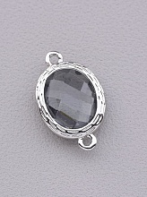 картинка Коннектор Сrystal 14x12мм от магазина Wolves