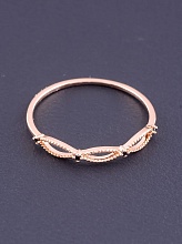 картинка Кольцо Фианит  (позолота 18к) от магазина Wolves