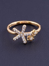 картинка Кольцо 'XUPING' Фианит (позолота 18к) от магазина Wolves