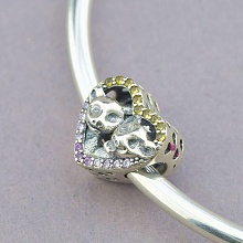 картинка Шарм 'Pandora style' Фианит от магазина Wolves