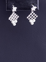 картинка Серьги 'XUPING' Майорка (родий) от магазина Wolves