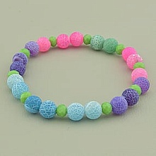 картинка Браслет 'SUNSTONES' Агат Чешский хрусталь 19 см от магазина Wolves