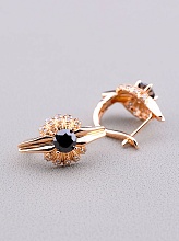 картинка Серьги 'XUPING' Фианит (позолота 18к (розовая)) от магазина Wolves