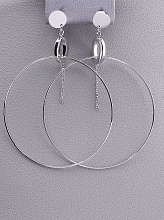 картинка Серьги 'Fashion' (родий) от магазина Wolves