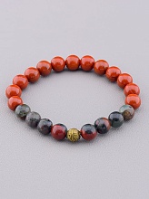 картинка Браслет 'SUNSTONES' Яшма 18 см от магазина Wolves