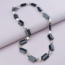 картинка Бусы Агат Чешский хрусталь 60 см от магазина Wolves