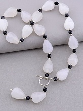 картинка Бусы Кварц Чешский хрусталь 45 см от магазина Wolves