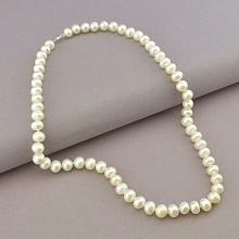 картинка Бусы 'SUNSTONES' Жемчуг Серебро(925) 53 см от магазина Wolves