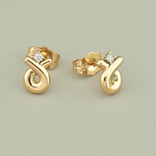 картинка Серьги 'XUPING' Фианит (позолота 18к) от магазина Wolves