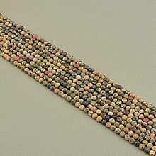 картинка Нитка Родонит 38 см 4 2 мм (Без замка) от магазина Wolves