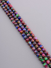 картинка Нитка Яшма 39 см 10 мм (Без замка) от магазина Wolves