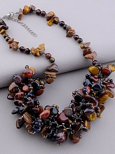 картинка Бусы Тигровый глаз 48 см от магазина Wolves